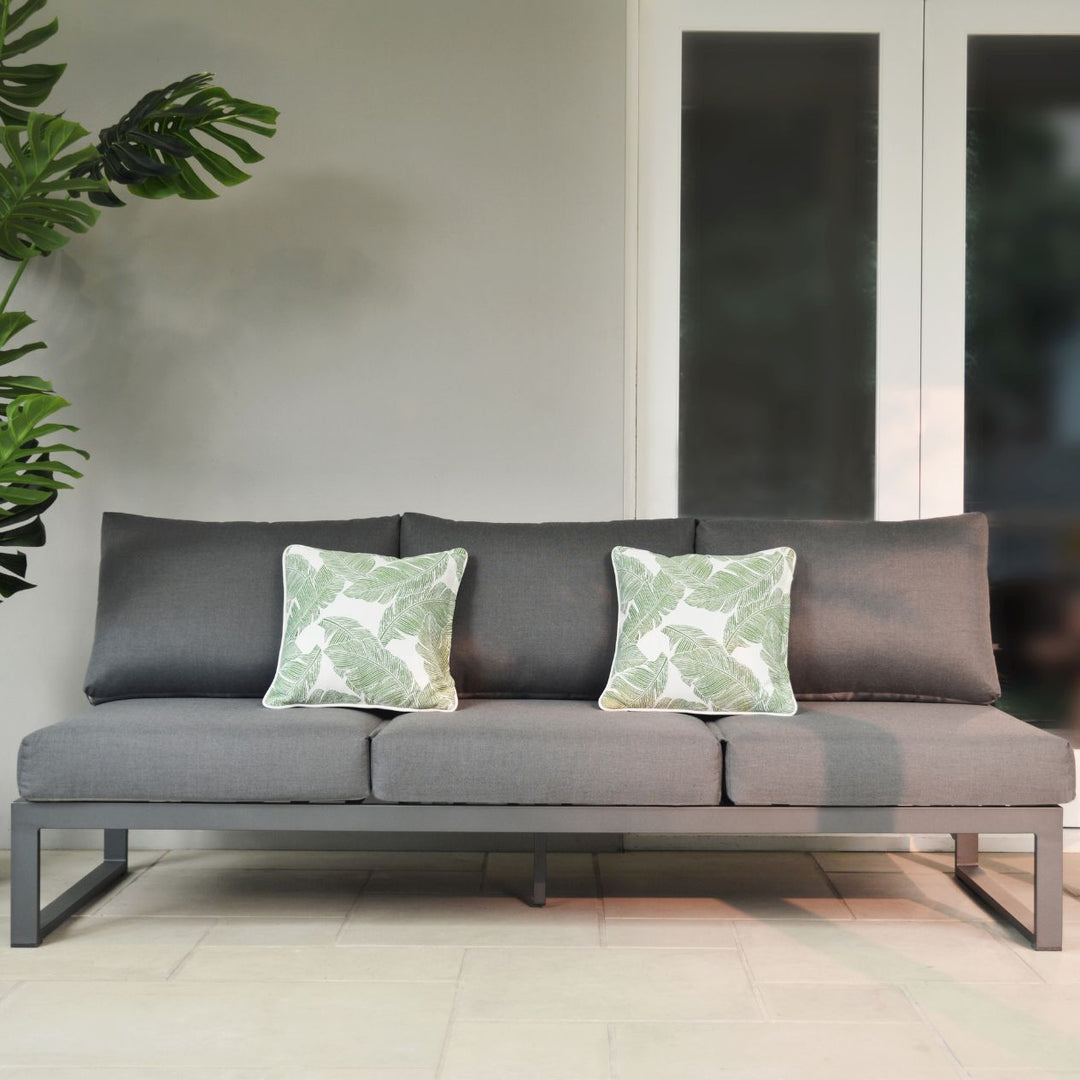 Denver 3 Seater Outdoor Aluminium Lounge Remarkable Outdoor Living