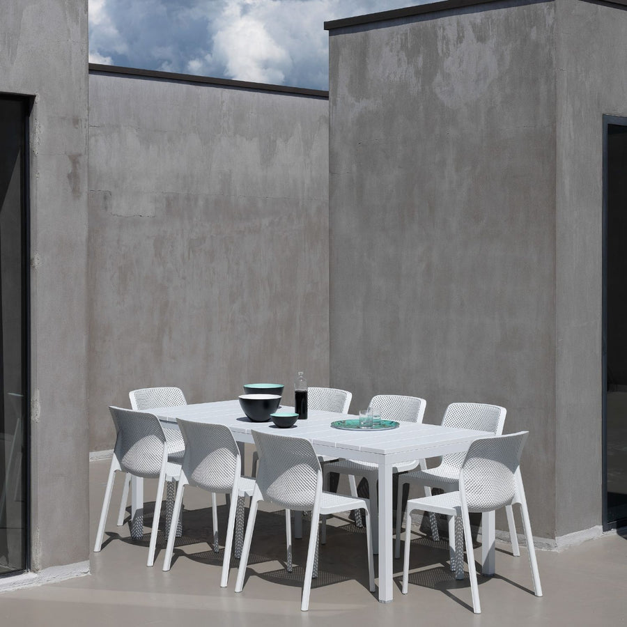 Nardi Rio Aluminium Table Bit Chair Outdoor Dining Setting