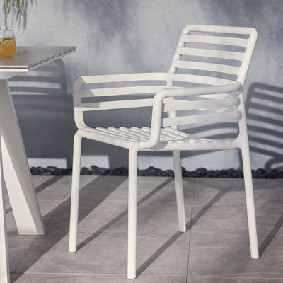 Zen Round Table Doga Dining Armchair Outdoor Dining Setting