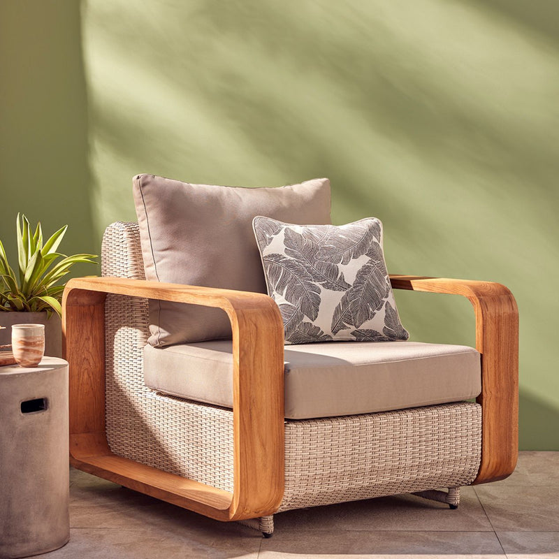 Rossland 4 Seater Outdoor Wicker Lounge