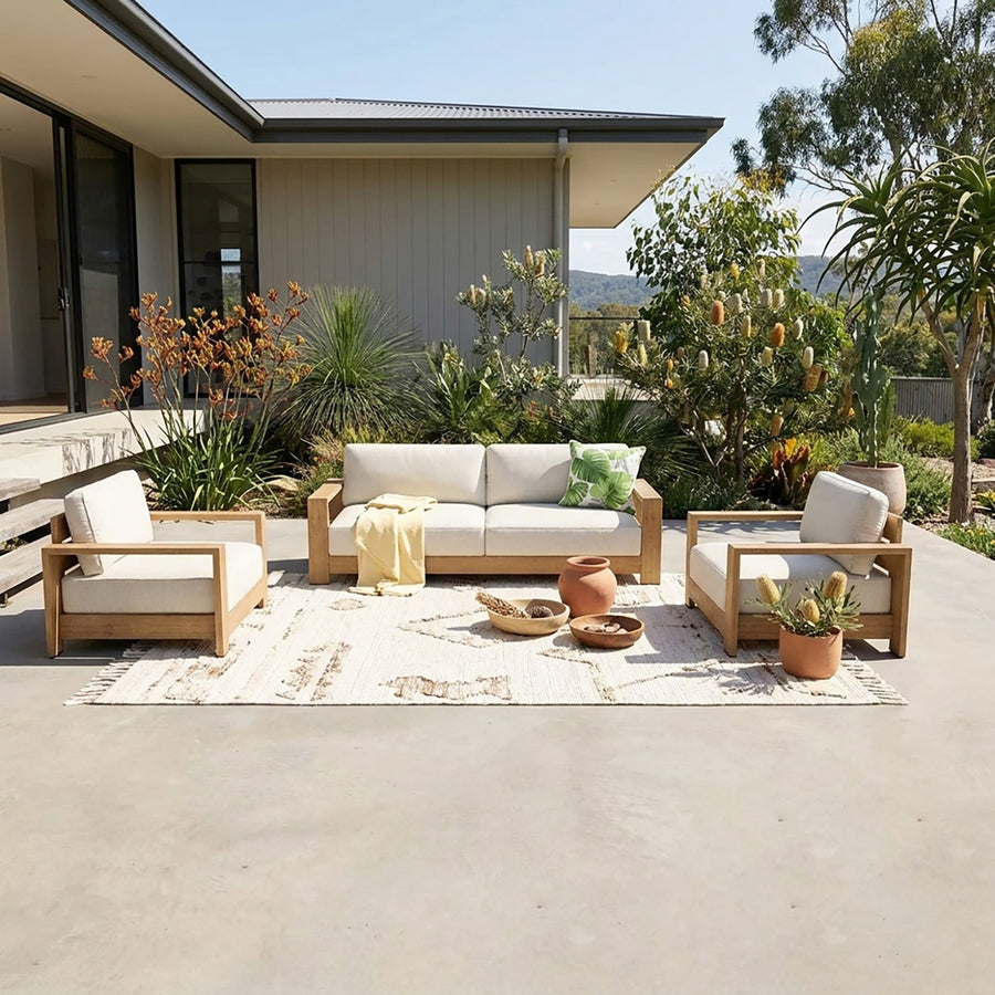 Skyline 4 Seater Outdoor Aluminium Lounge Setting