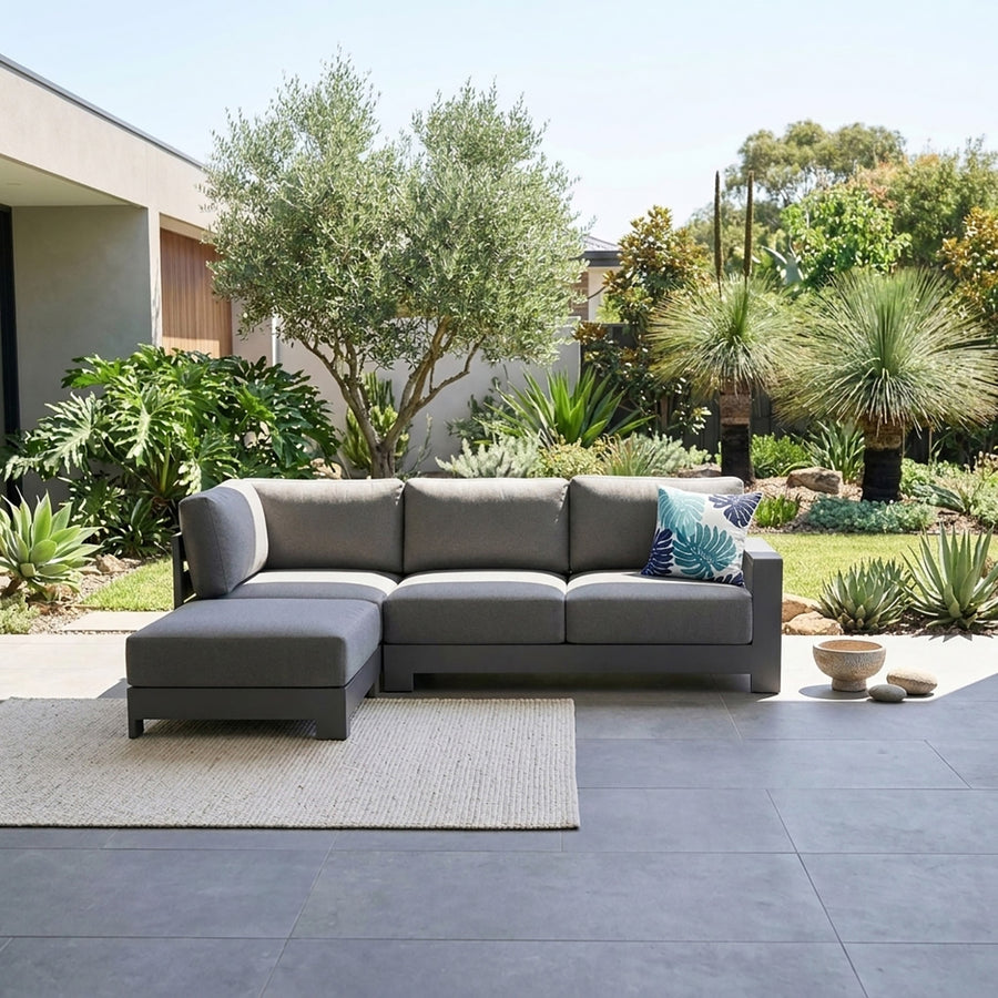 Skyline 4 Seater Aluminium Outdoor Modular Lounge Setting