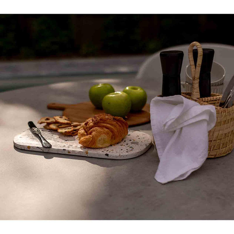 Trivento Outdoor Ceramic Round Dining Table 148 cm