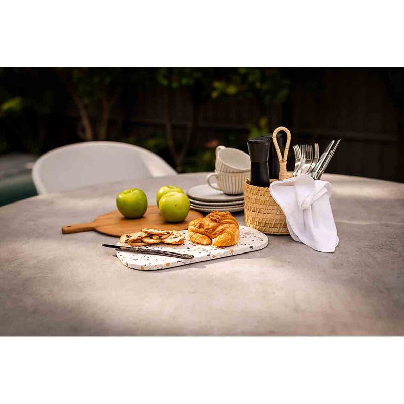 Trivento Outdoor Ceramic Round Dining Table 148 cm