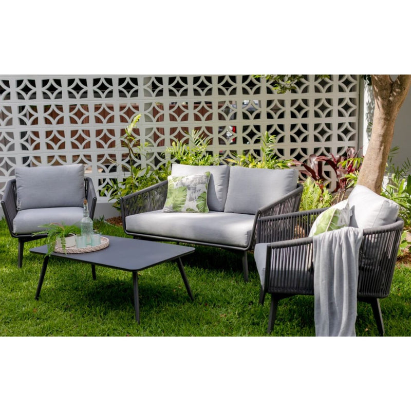 Truro 4 Seater Outdoor Rope Lounge