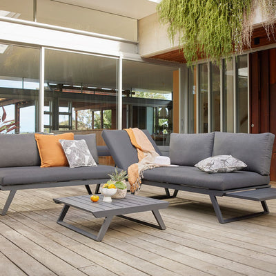 Yarra 5 Seater Outdoor Aluminium Lounge