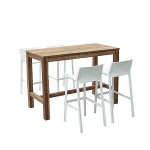 Miles Table Trill Stool Outdoor Bar Setting