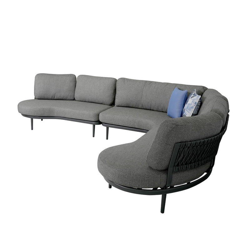 Aberdeen 5 Seater Aluminium Outdoor Lounge