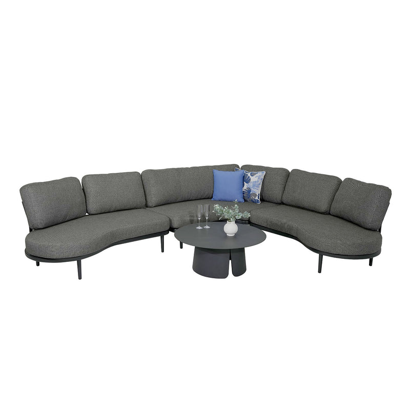 Aberdeen 5 Seater Aluminium Outdoor Lounge