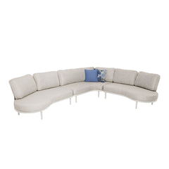Aberdeen 5 Seater Aluminium Outdoor Lounge