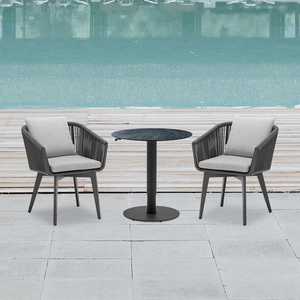 Adeline 80 cm Table Truro Chair Outdoor Balcony Setting