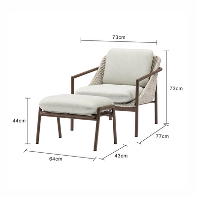 Adeline Rope Outdoor Balcony Setting