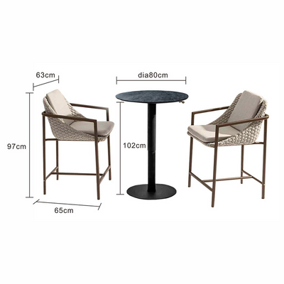 Adeline Outdoor Bar Setting