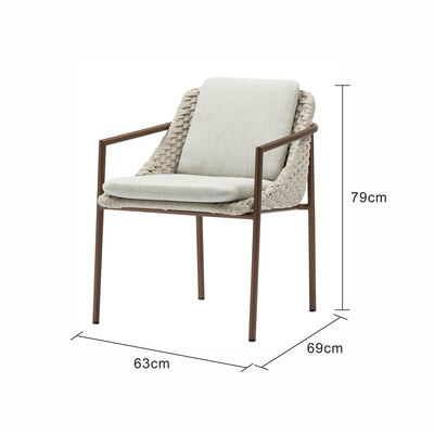 Adeline Rope Outdoor Dining Chair