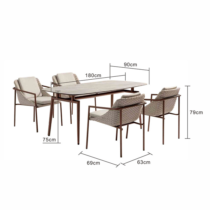 Adeline Outdoor Dining Setting