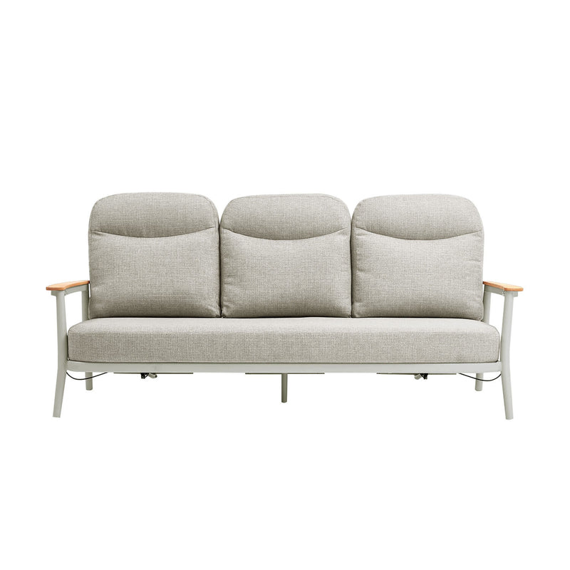 Anchorage Reclining 3 Seater Aluminium Outdoor Lounge