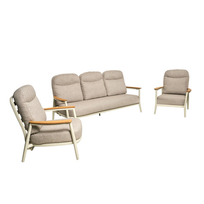 Anchorage 5 Seater Outdoor Aluminium Recliner Lounge