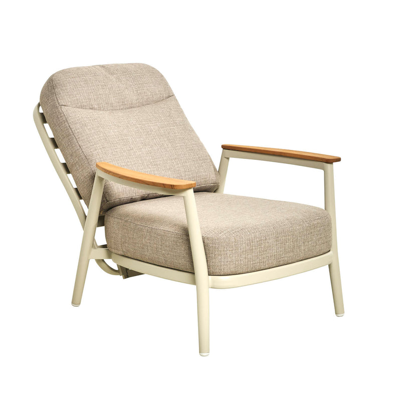 Anchorage 5 Seater Outdoor Aluminium Recliner Lounge with Coffee Table