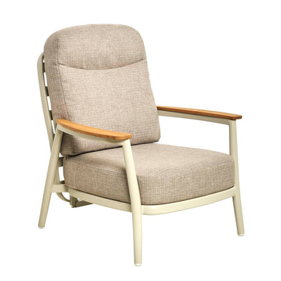 Anchorage 5 Seater Outdoor Aluminium Recliner Lounge with Coffee Table