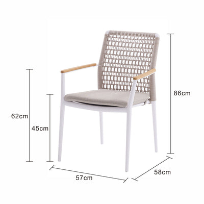 Anchorage Rope Outdoor Dining Chair