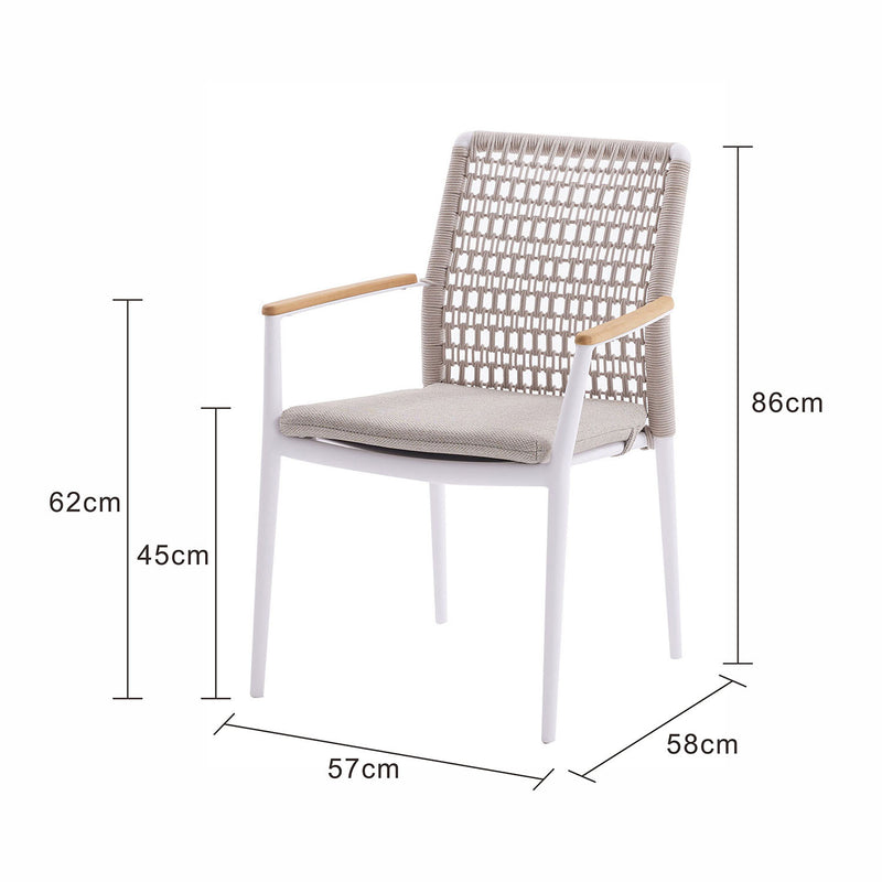 Anchorage Rope Outdoor Dining Chair