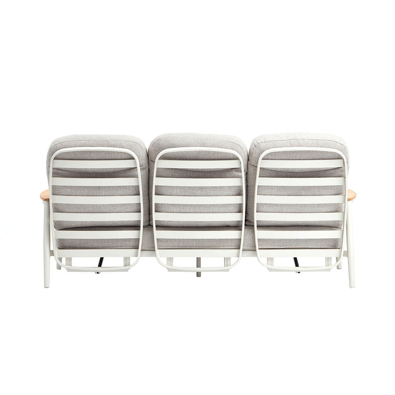 Anchorage Reclining 3 Seater Aluminium Outdoor Lounge