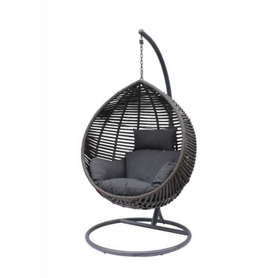 Bari Outdoor Wicker Hanging Egg Chair