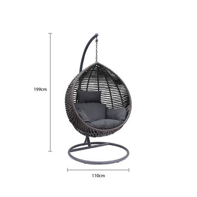 Bari Outdoor Wicker Hanging Egg Chair