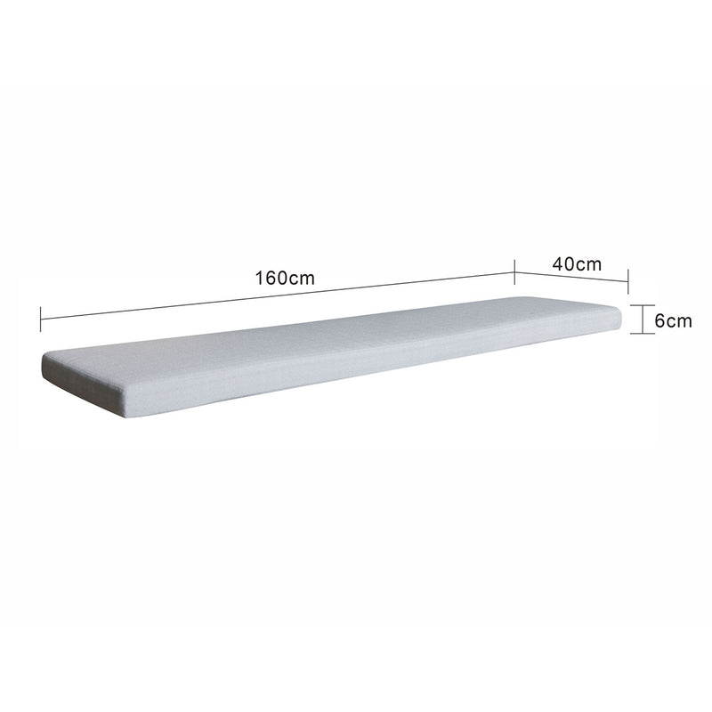 Rectangular white UV-stabilised &