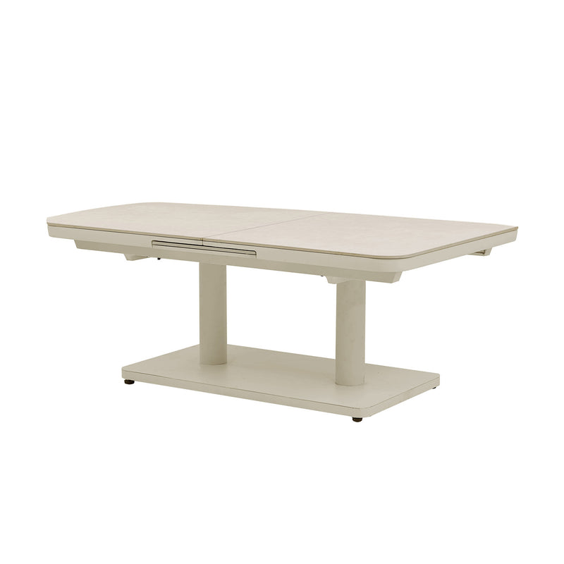 Bendigo Aluminium Outdoor Pop Up Extension Coffee Table 140/180 cm