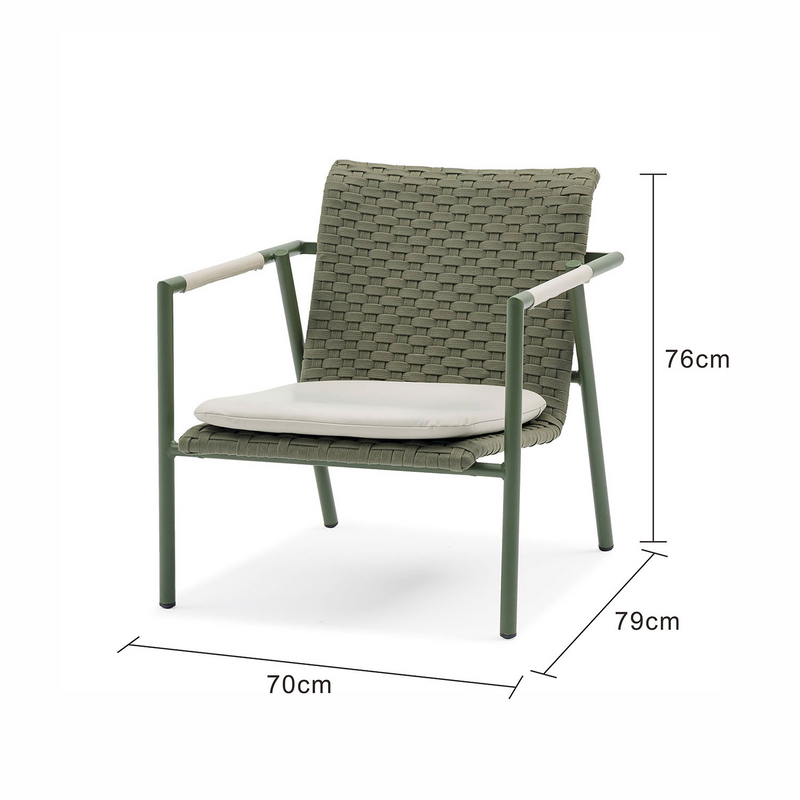 Billings Aluminium Outdoor Relaxing Chair