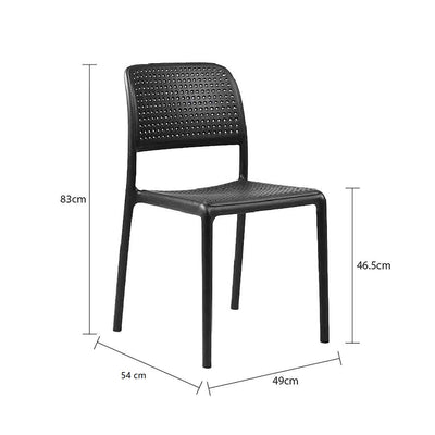 Nardi Bora Outdoor Resin Armless Dining Chair