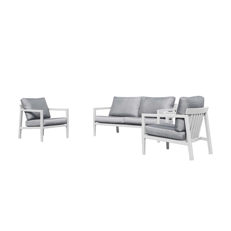 Bradford 4 Seater Outdoor Aluminium Lounge