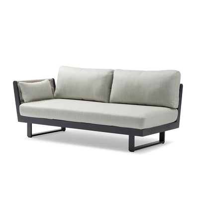 Breeze Rope Outdoor 2 Seater Lounge With Right Arm