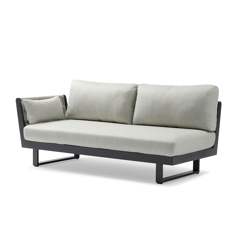 Breeze Rope Outdoor 2 Seater Lounge With Right Arm