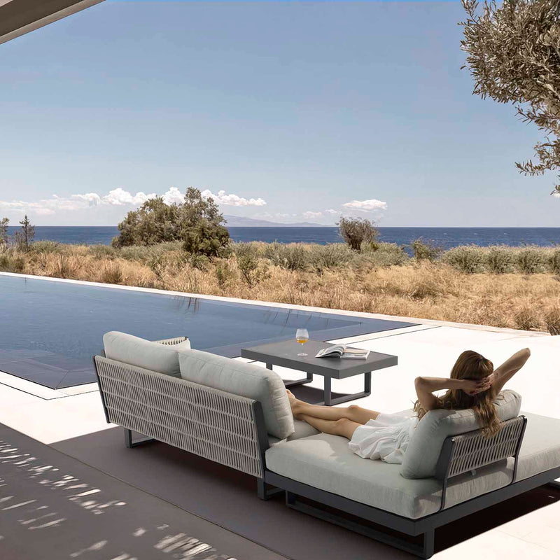 Breeze Aluminium Outdoor Coffee Table 114 cm