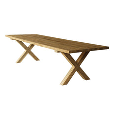 Bunbury Outdoor Recycled Teak Dining Table 250 cm
