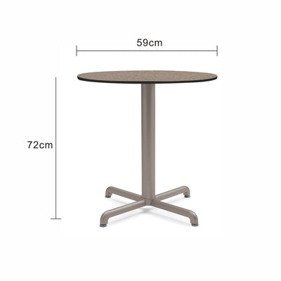 Nardi Calice Outdoor Aluminium Round Dining Table with High Pressure Laminate Top