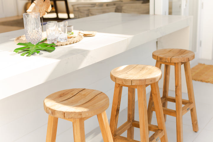 Cara Outdoor Recycled Teak Bar Stool – Remarkable Outdoor Living