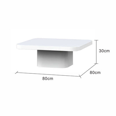 Carlisle Outdoor Concrete Square Coffee Table 80 cm