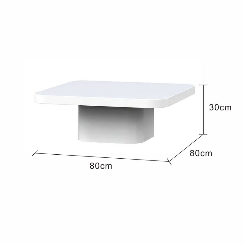 Carlisle Outdoor Concrete Square Coffee Table 80 cm