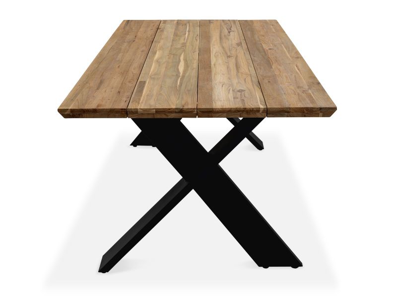 Carmel Outdoor Recycled Teak Dining Table 220 cm