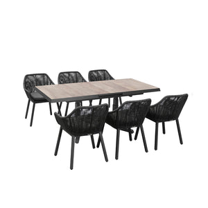Clifton Pop Up Table String Chair Dining Setting