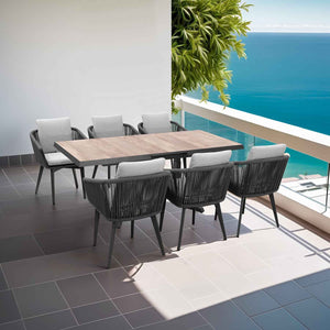 Clifton Pop Up Table Truro Chair Outdoor Dining Setting