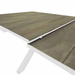 Clifton Outdoor Ceramic Extension Dining Table 201/261 cm