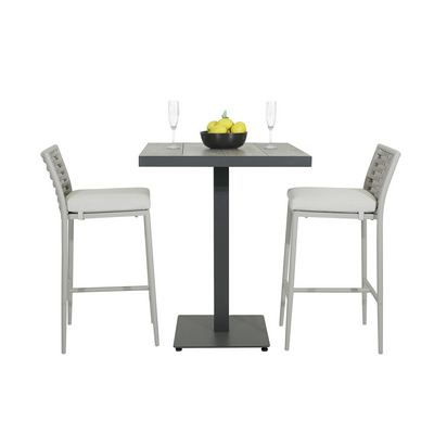 Clifton Table Boston Stool Outdoor Bar Setting