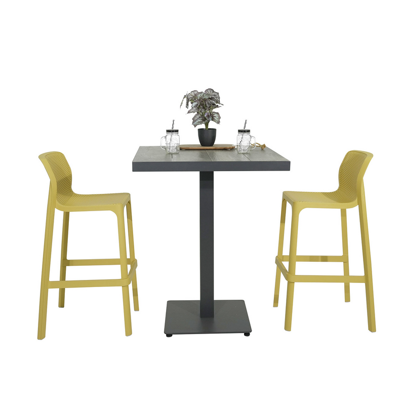 Clifton Table Nardi Net Stool Outdoor Bar Setting