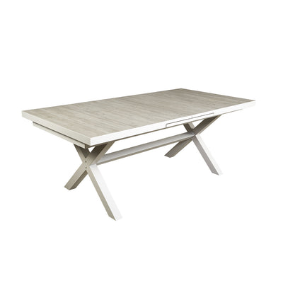 Clifton Creamic Table String Chair Outdoor Dining Setting