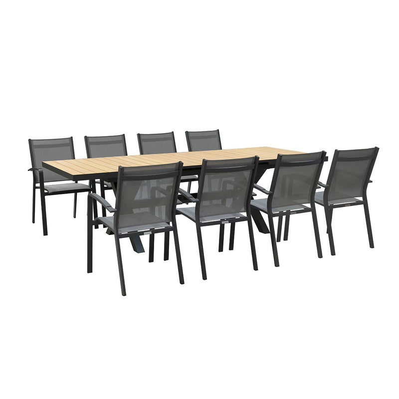Clifton Table Cosmo Chair Outdoor Dining Setting