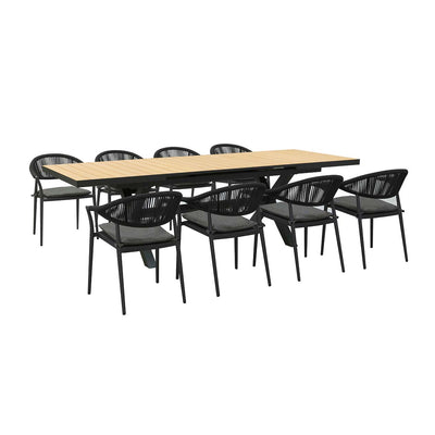 Clifton Table Windsor Chair Outdoor Dining Setting